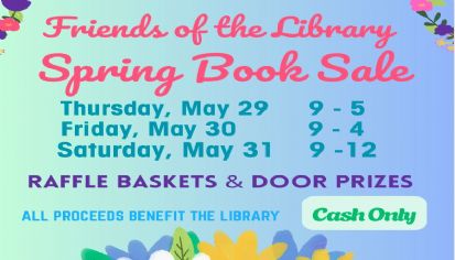 Friends of the Library (FOL) Spring Book Sale